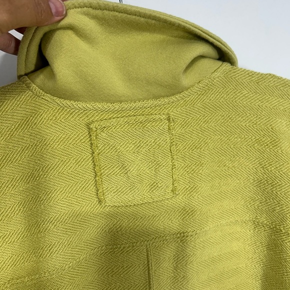 American Eagle Outfitters mustard yellow/Green Button-Up Sweater - Picture 10 of 16